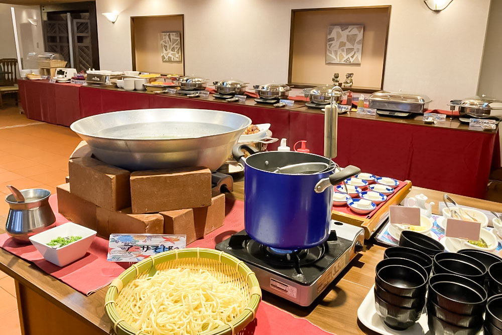 朝食バイキング